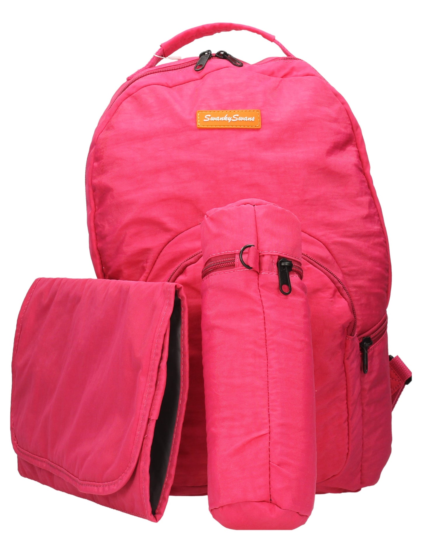 Joseph & Mary Baby Changing Backpack - Fuschia-Baby Changing-SWANKYSWANS