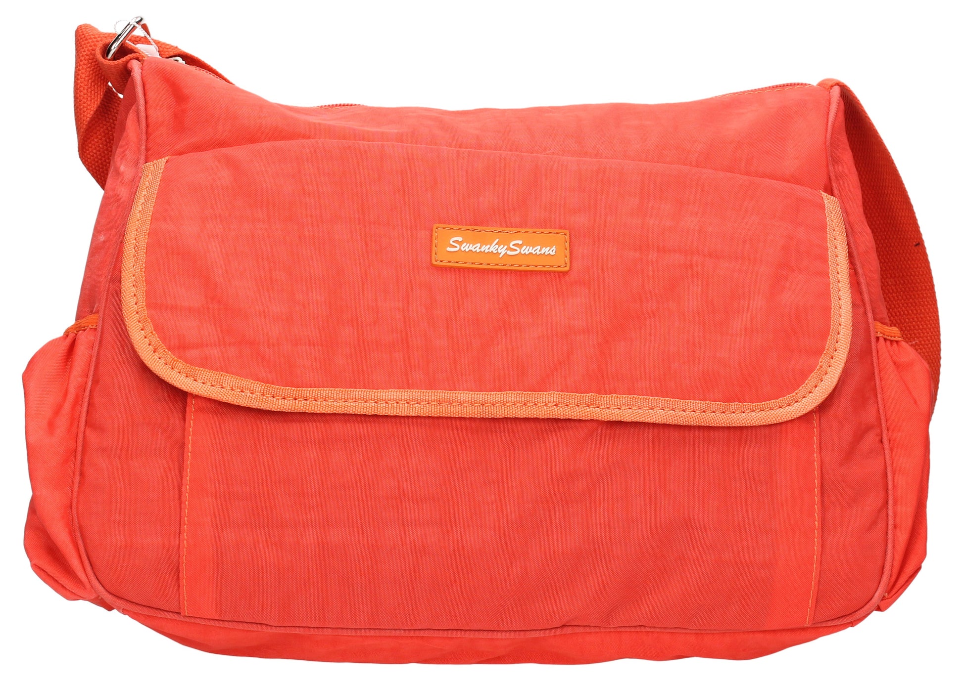 Joseph and Mary Baby Changing Satchel - Orange-Baby Changing-SWANKYSWANS